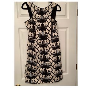 Donna Morgan white and black dress